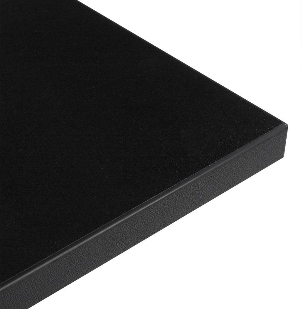 80 KADIMA Holz Tischplatte Schwarz Schwarz-Schwarz (black) derivate Tischplatte DESIGN
