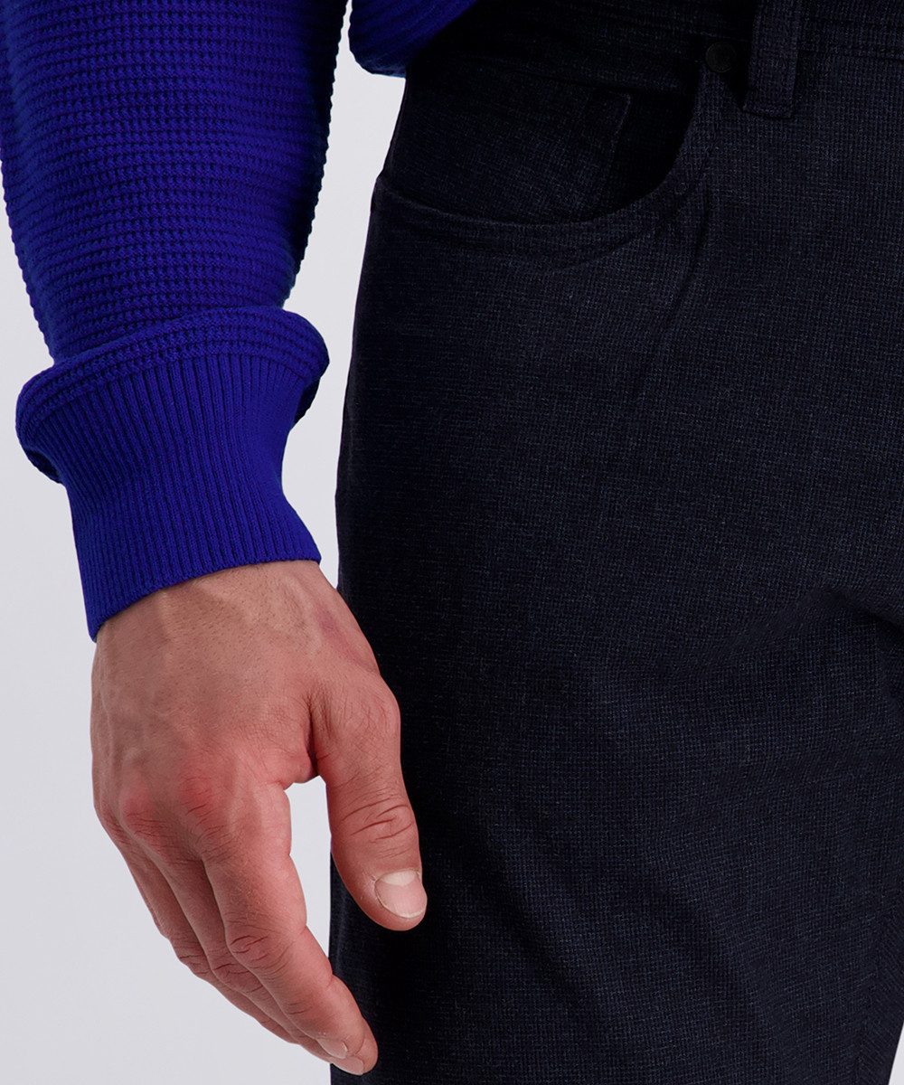 Pierre Cardin 5-Pocket-Hose PC-Lyon fein gemusterst