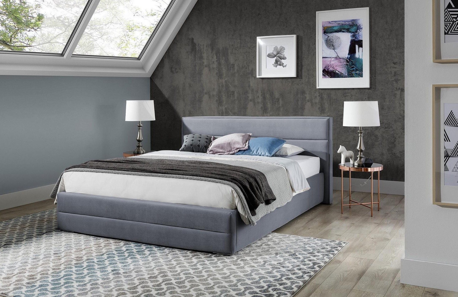 Xlmoebel Polsterbett Luxus Doppelbett 140x200cm für Hotel und Schlafzimmer (Doppelbett, Luxus Doppelbett 140x200cm), Made in Europa