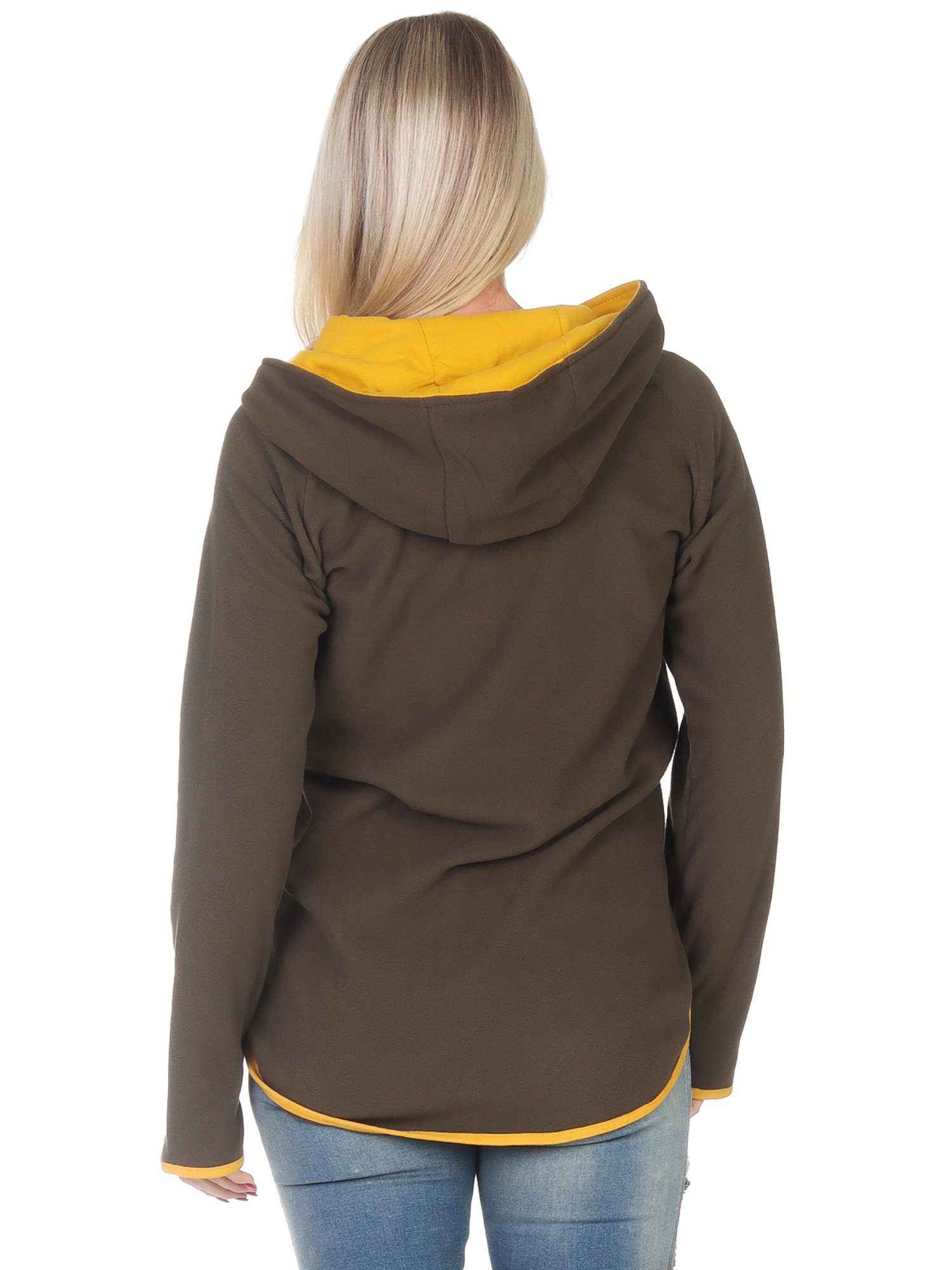 Rock Creek Fleecejacke Damen Fleecejacke Lang D-502 – Bild 5 von 5