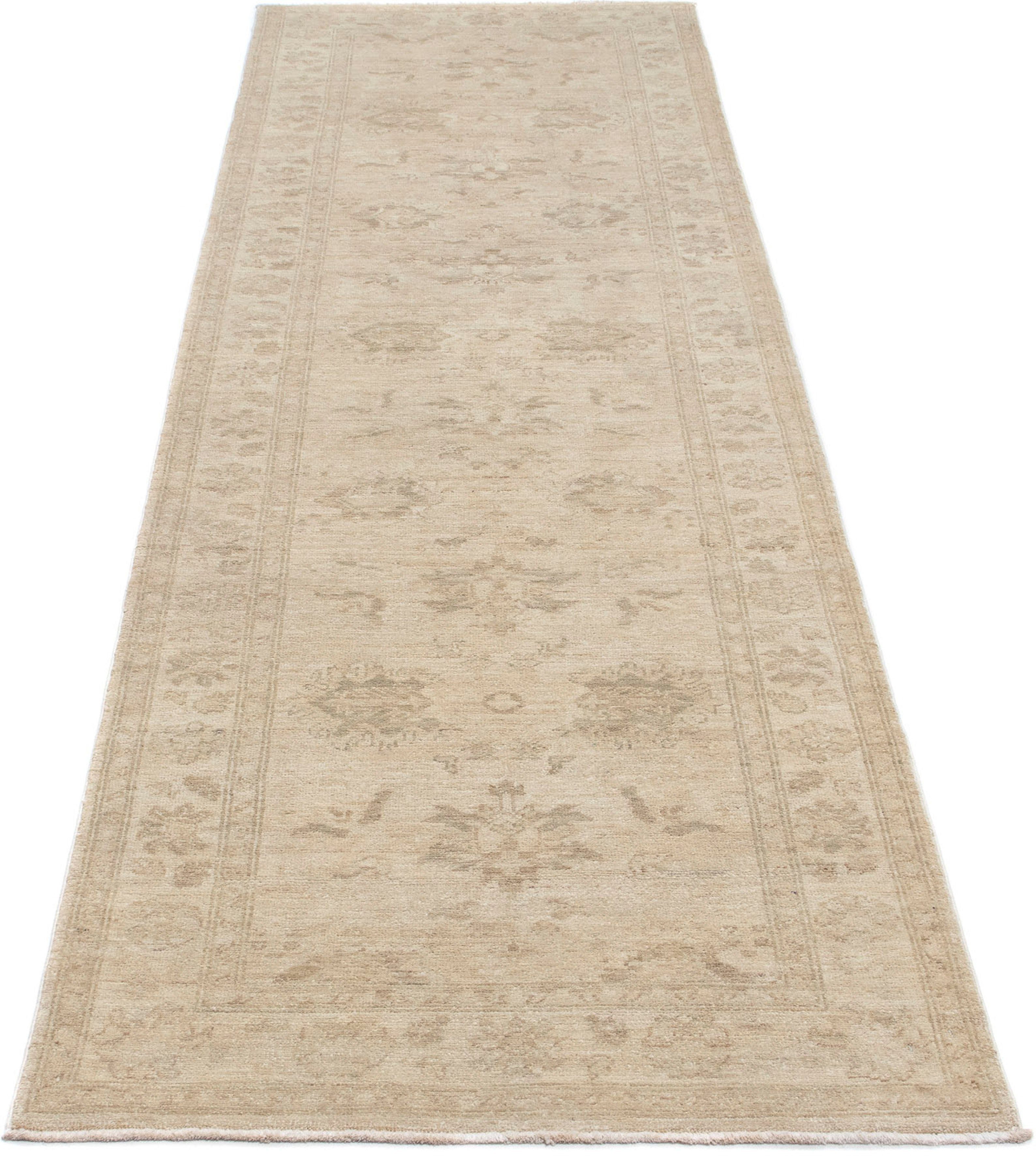 Orientteppich Ziegler - 295 x 78 cm - beige, morgenland, rechteckig, Höhe: 6 mm, Wohnzimmer, Handgeknüpft, Einzelstück mit Zertifikat