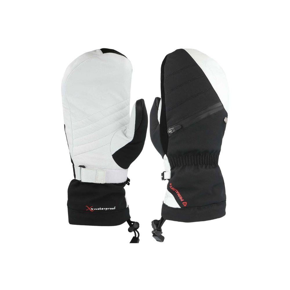 Kinetixx Snowboardhandschuhe Damen-Ski- und Snowboardhandschuh Alina Mitten, KinetiXx (in schwarz, schwarz/weiß, grau) Grip, Atmungsaktiv, Kälteschutz, Winddicht, Touchscreen kompatibel