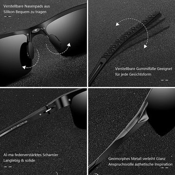 Truyuety Sonnenbrille Sonnenbrille Herren Damen Sportbrille Polarisiert Verspiegelt (1-St)