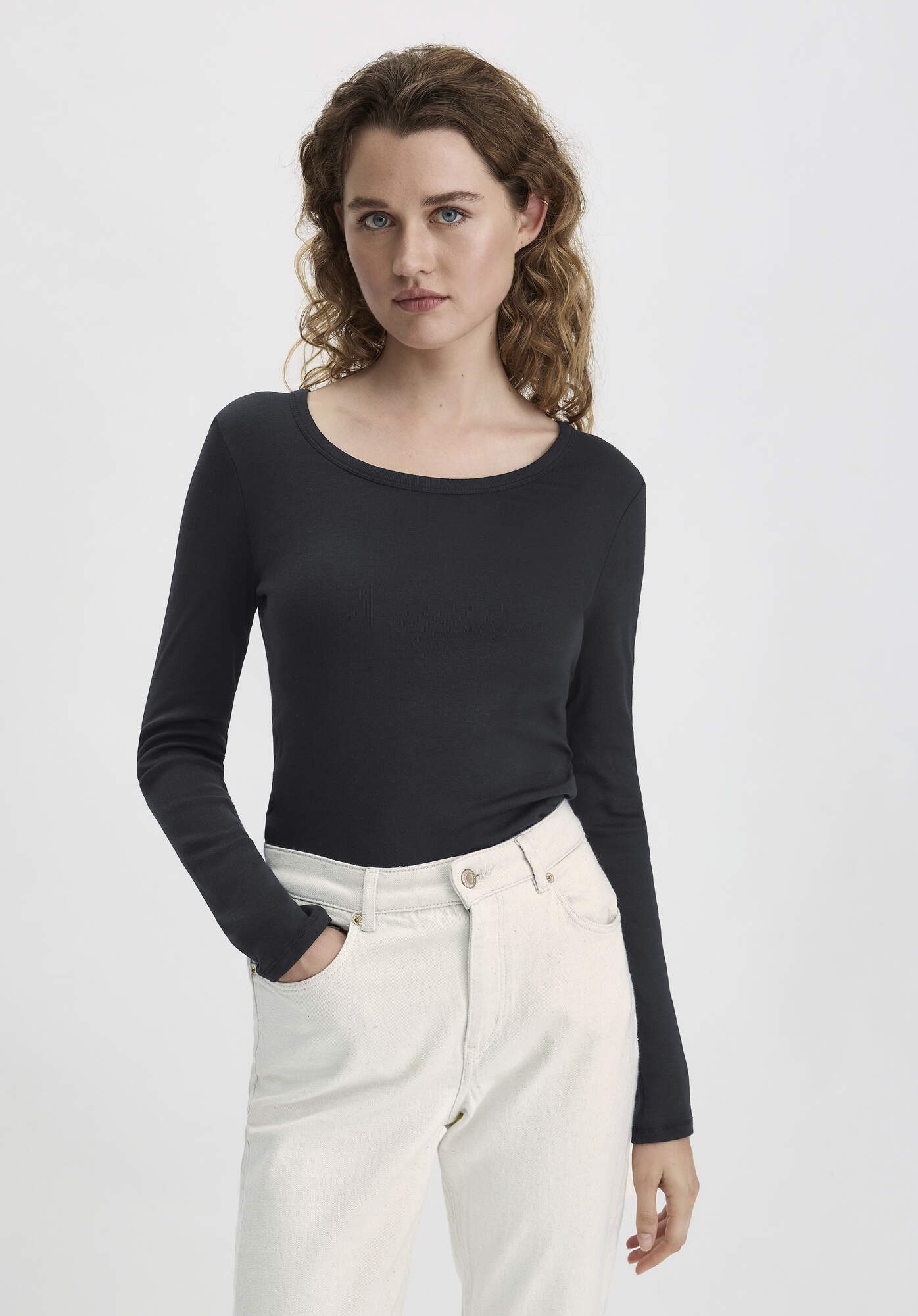 Hessnatur T-Shirt Softrib Slim aus Bio-Baumwolle günstig online kaufen