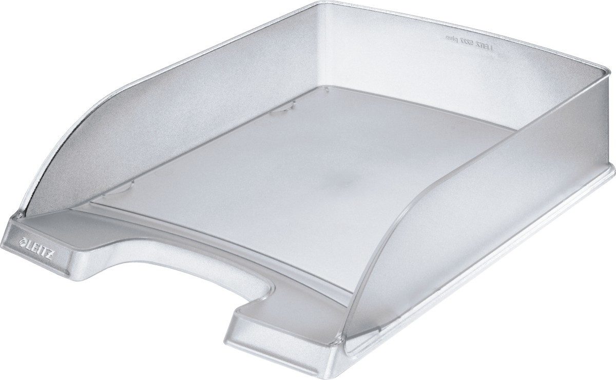 LEITZ Briefablage Briefablage A4 Standard Plus frost Packung mit 5 Stück