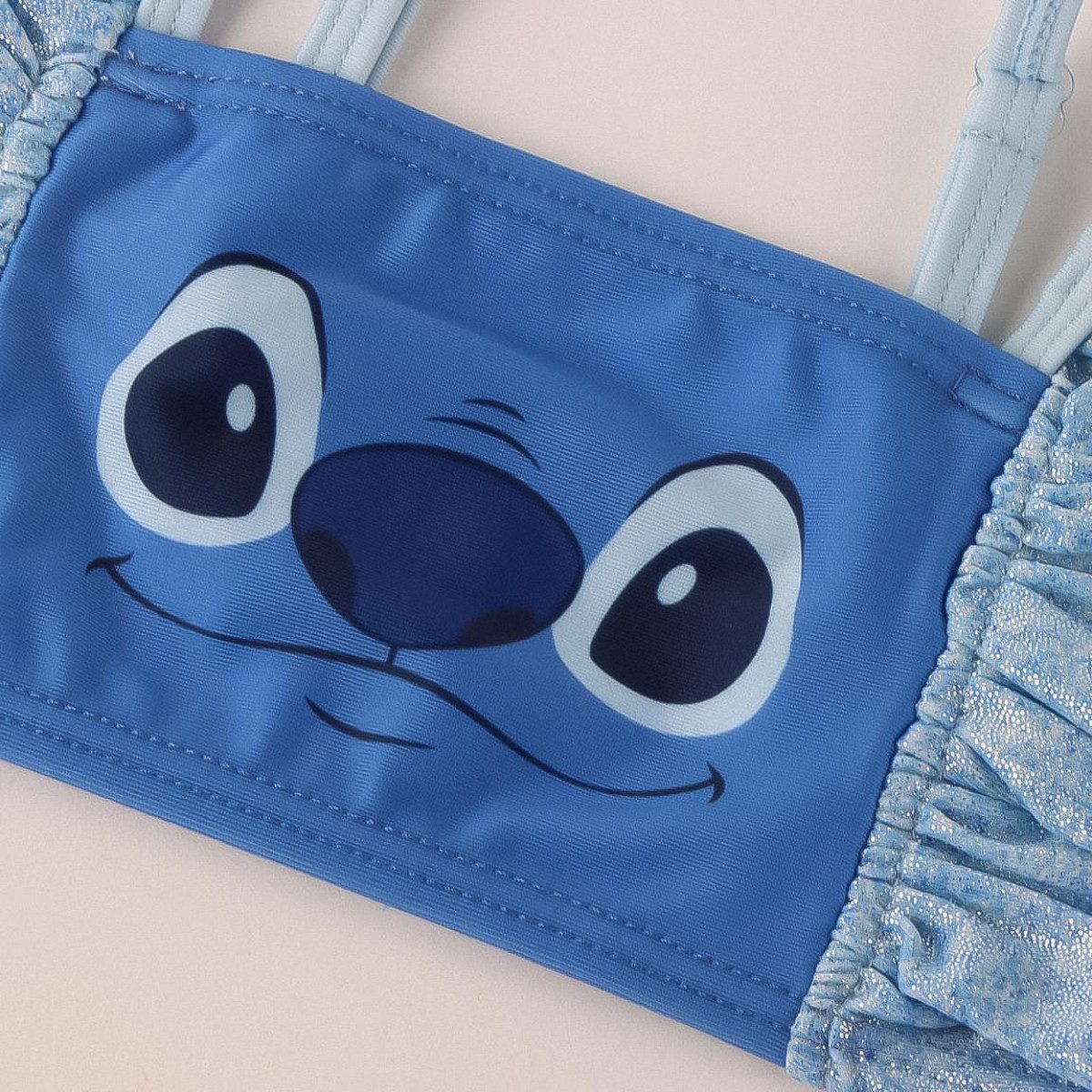 Disney Balconette-Bikini Stitch Mädchen Bikini mit Fanmotiv für Sommer und Urlaub