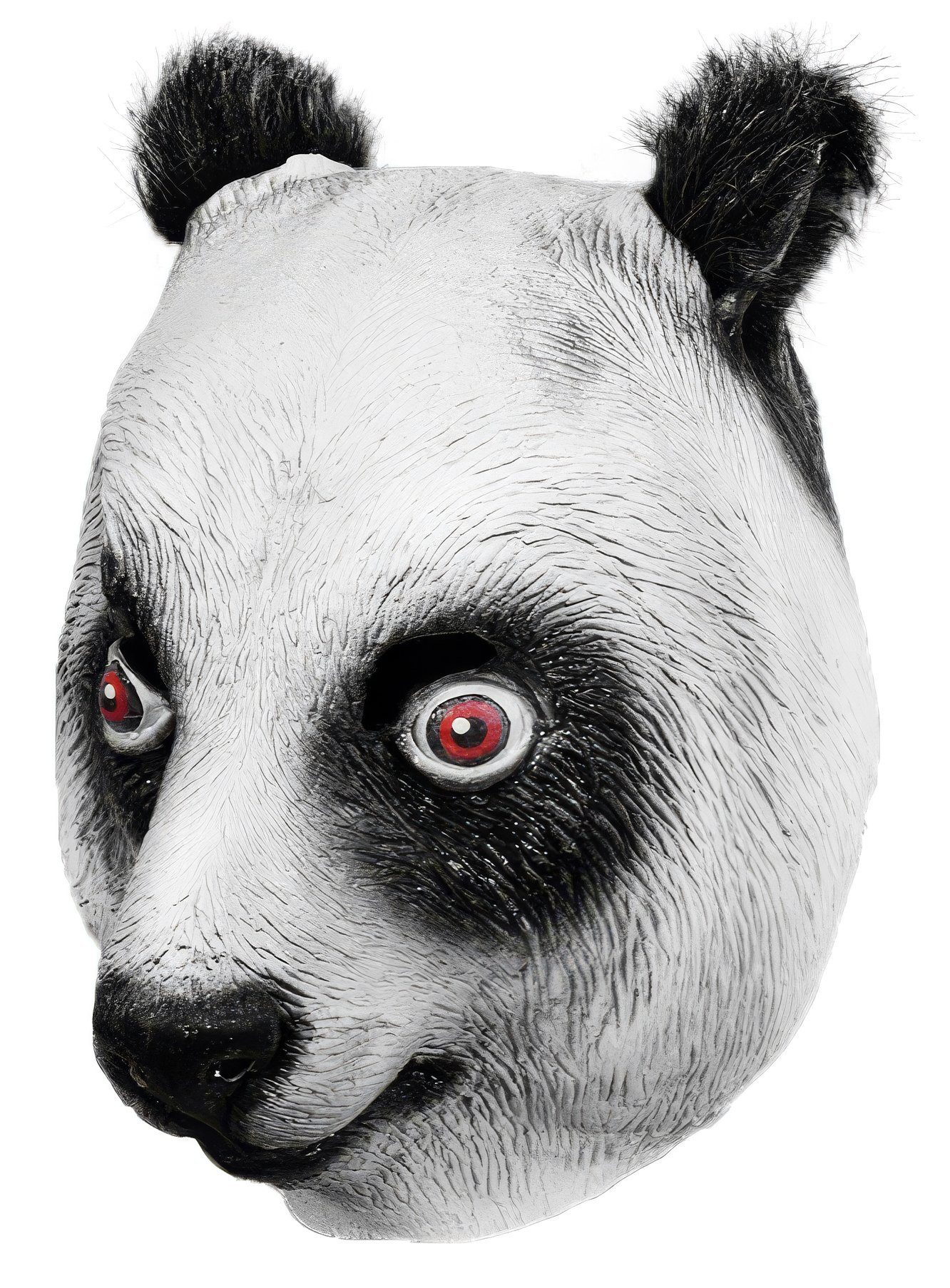 Metamorph Verkleidungsmaske Panda, Witzige Tiermaske für Karneval und Fasching