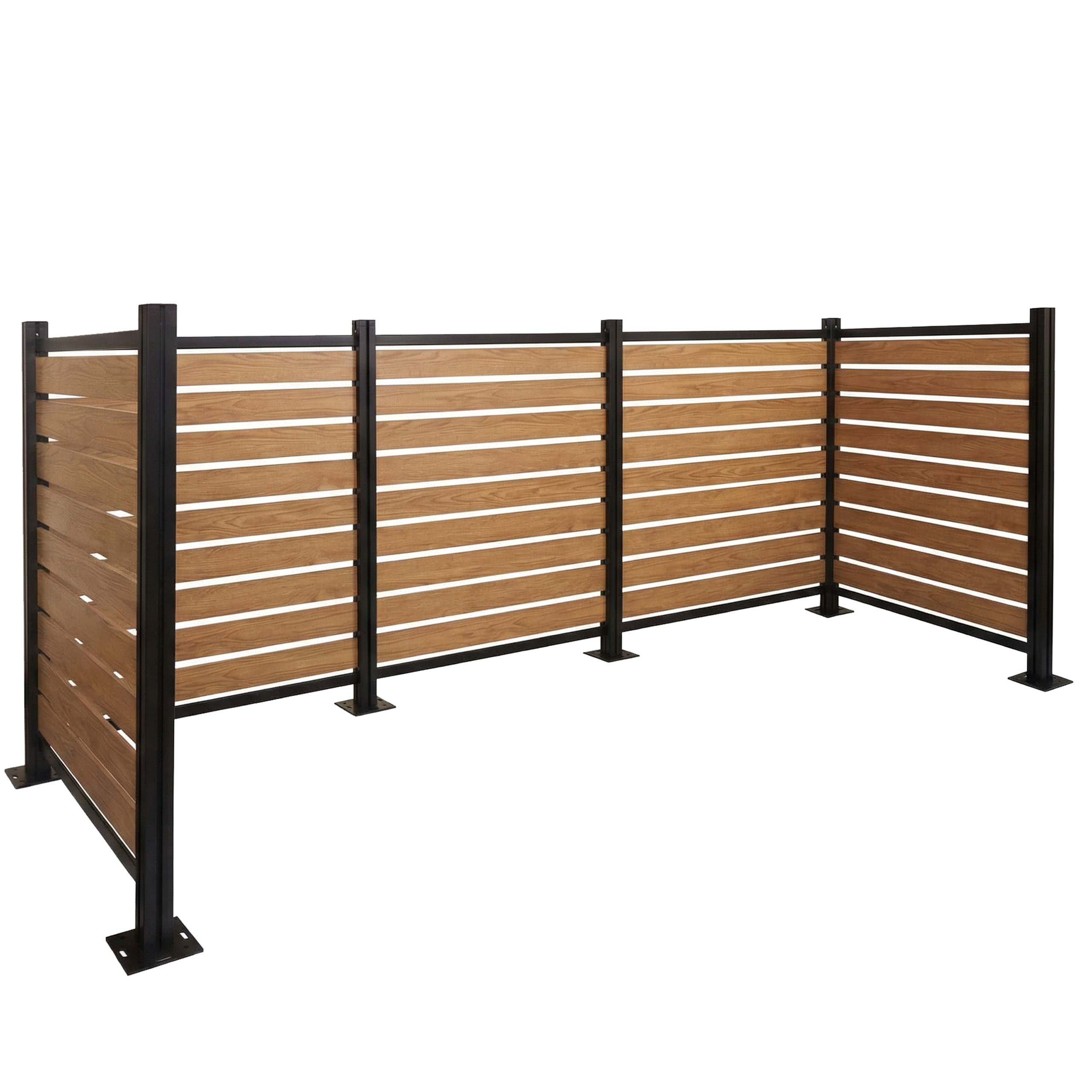 MCW Mülltonnenbox MCW-K57-4 (5 St), Beliebig erweiterbar, Einfache Montage (Stecksystem)