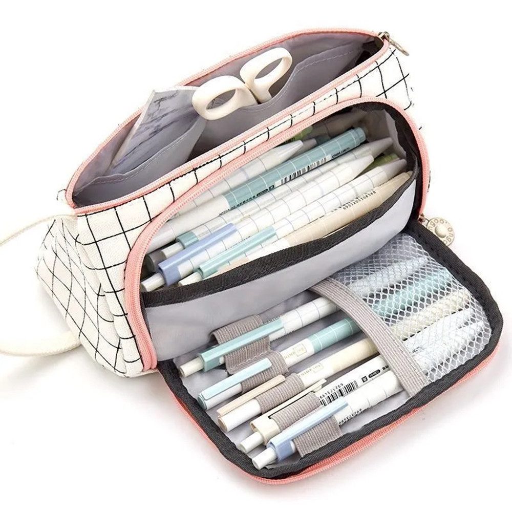 Diwzbyn Federmäppchen Federtasche,Große Kapazität Bleistift Tasche, Schule, Uni, Büro, Organizer für Teenager, Mädchen