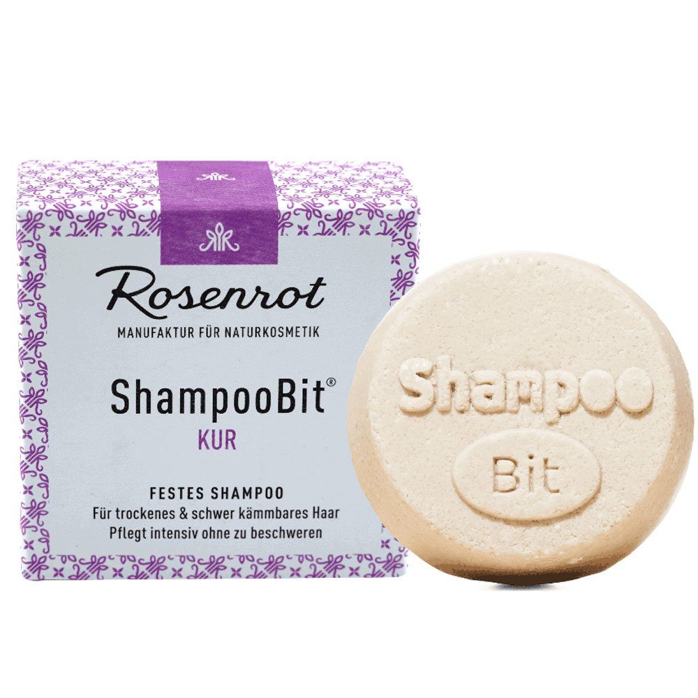 Rosenrot Festes Haarshampoo Festes Shampoo Kur, 60 g
