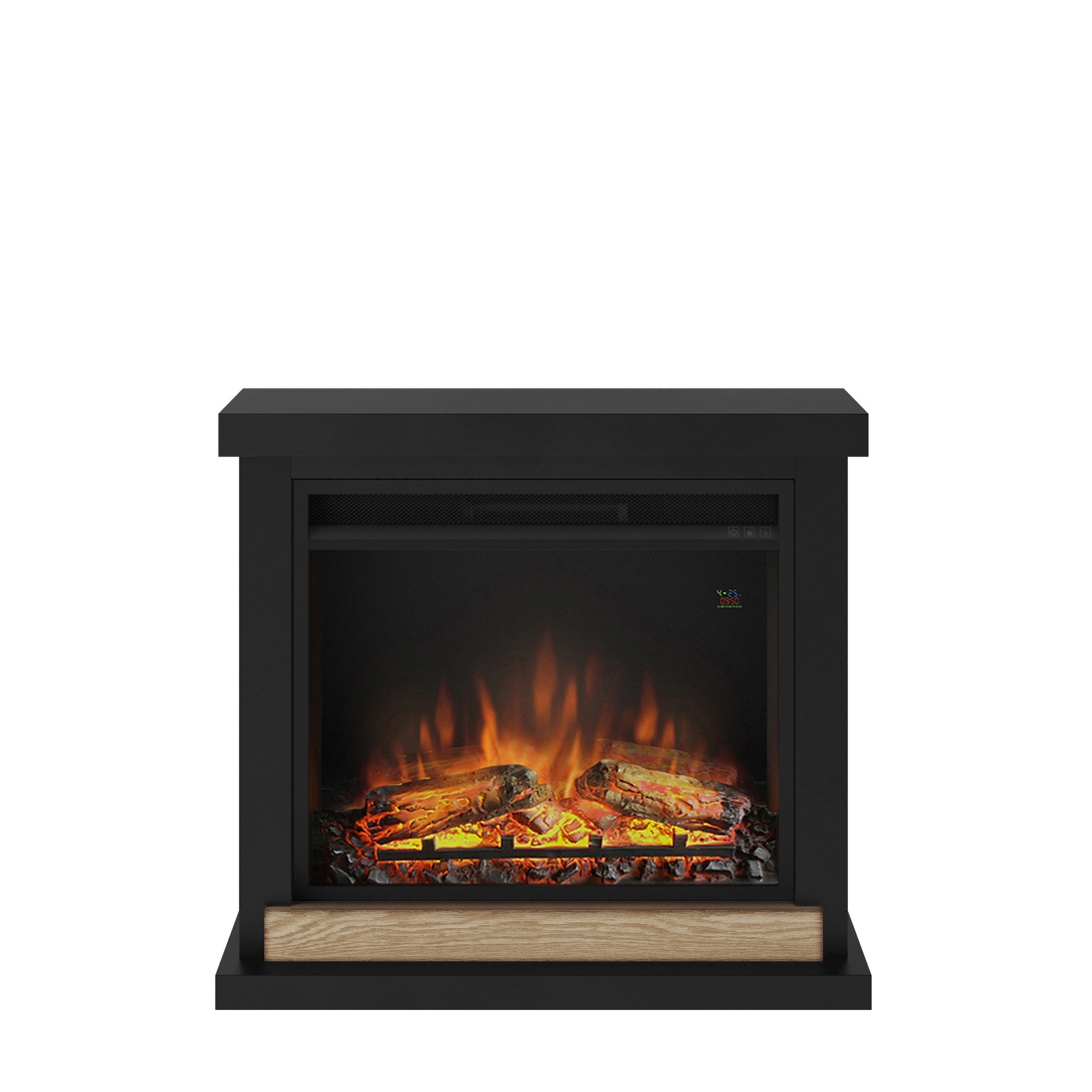 TAGU Elektrokamin TAGU Hagen Elektrokamin mit PowerFlame Tiefschwarz