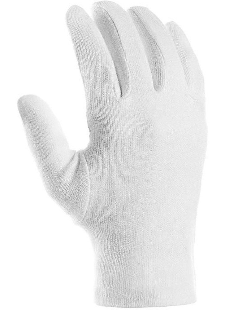 teXXor Arbeitshandschuh-Set Baumwolltrikot-Handschuhe Mittelschwer Mit Schichtel