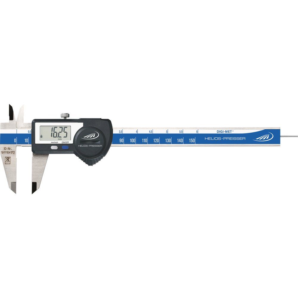 Messschieber HELIOS PREISSER DIGI-MET 1320516 Digitaler Messschieber 150 mm
