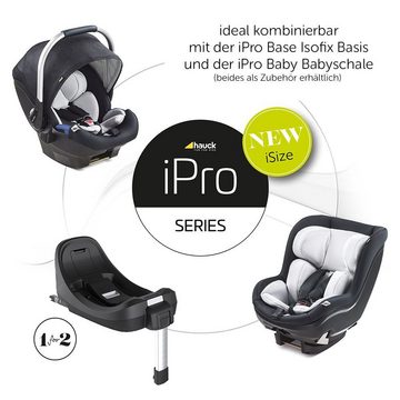 Hauck Autokindersitz iPro Kids - i-Size - Caviar, Reboard Kinder Autositz mit Sitzverkleinerer ab 40-105 cm bis 4 Jahre