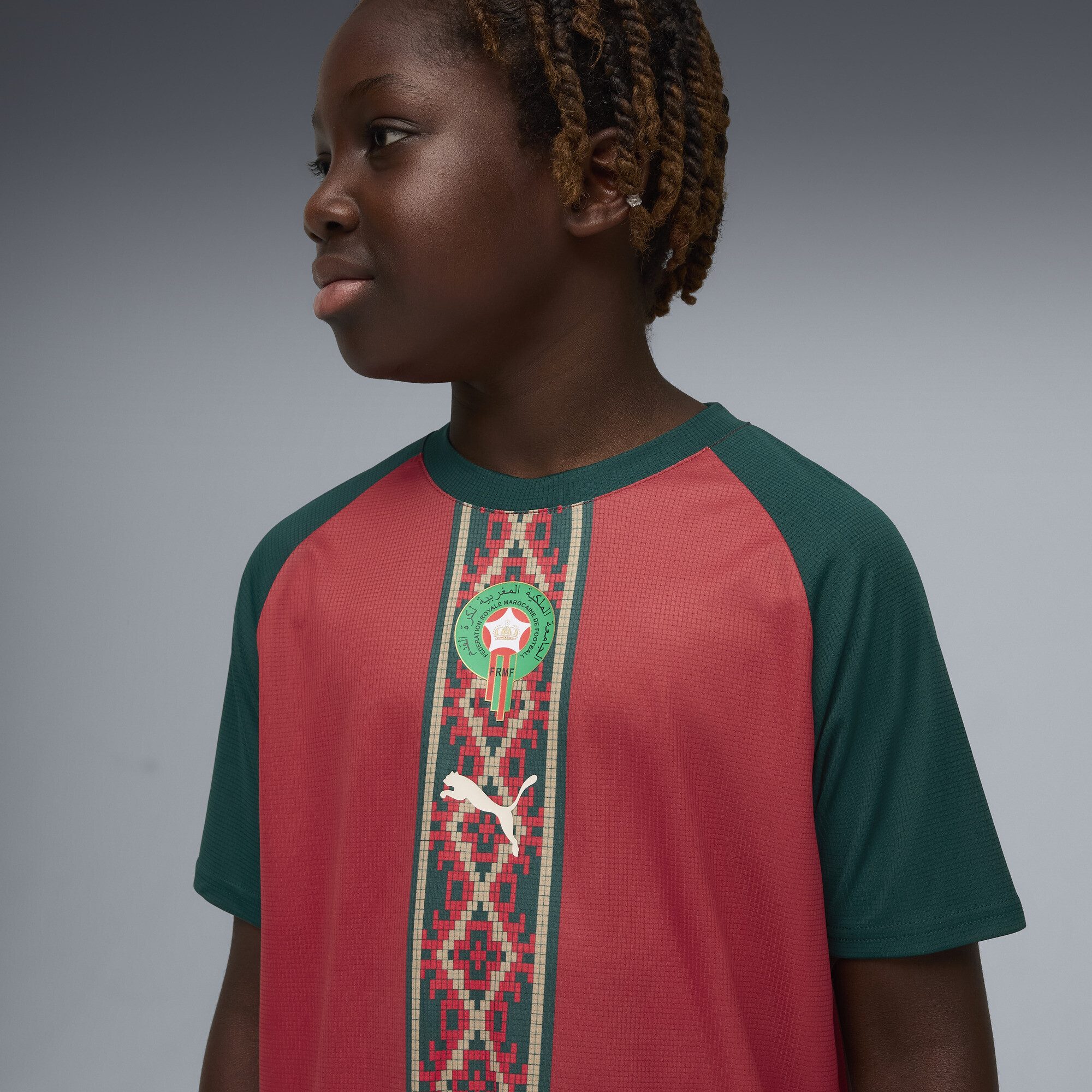 PUMA Trainingsshirt Marokko Aufwärmtrikot Jugendliche