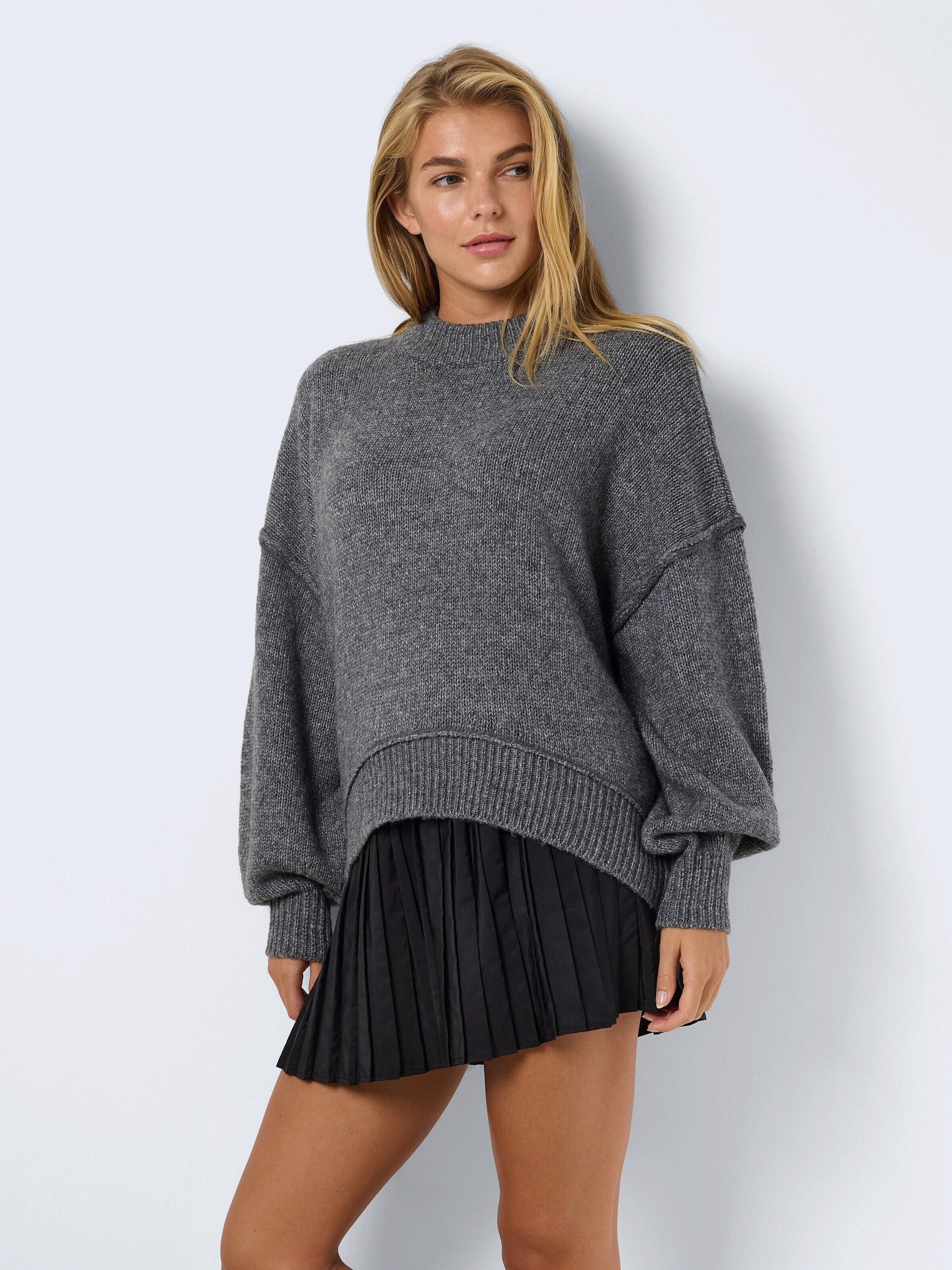 Noisy may Stehkragenpullover NMLUISA (1-tlg) Plain/ohne Details – Bild 4 von 5