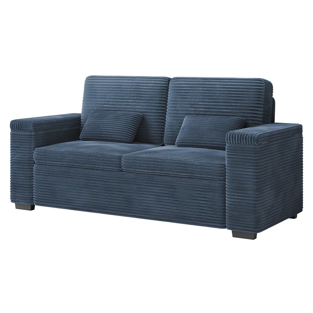 ToteBox 3-Sitzer Rough Stripe Corduroy Massivholzsofa günstig online kaufen