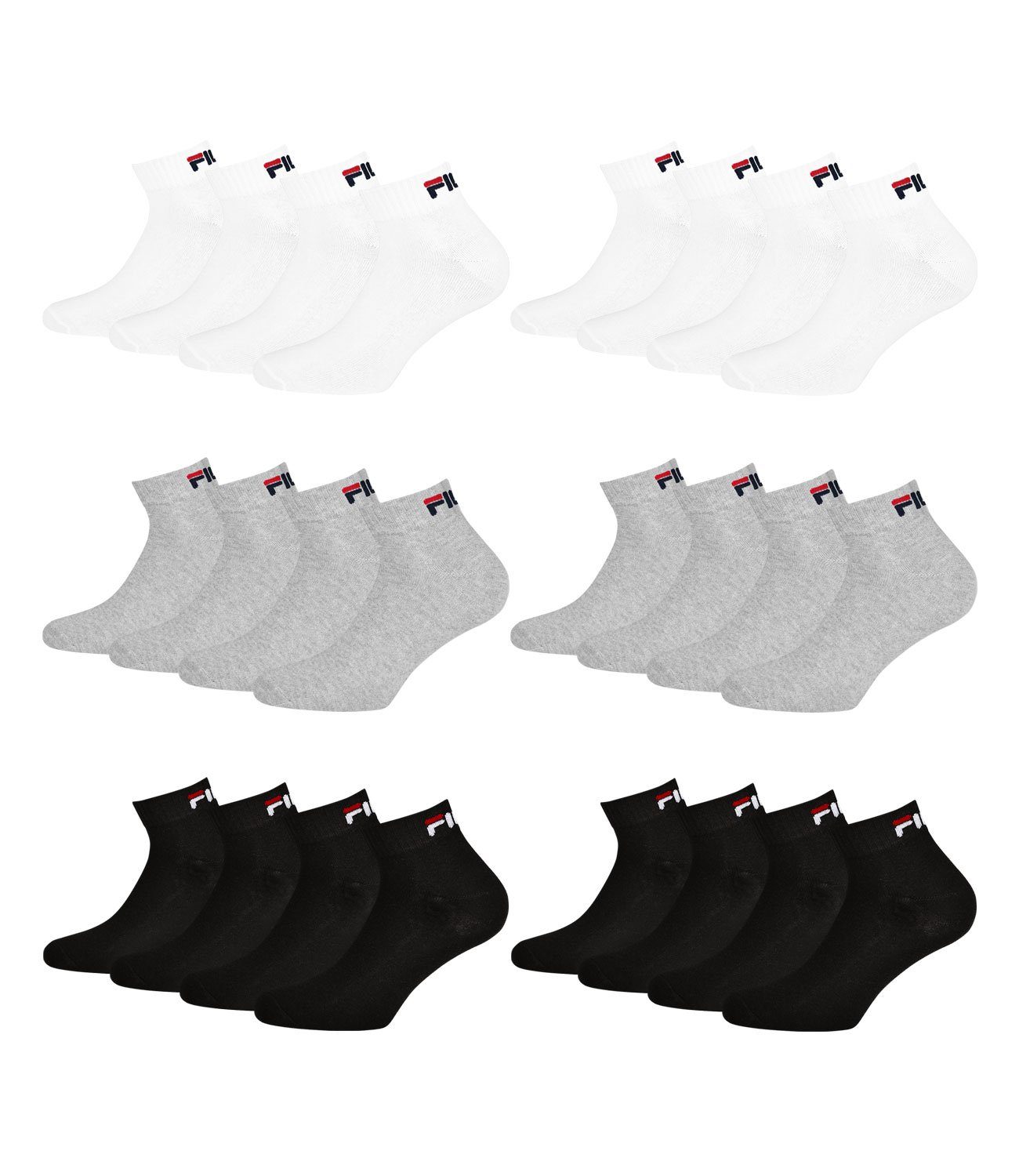 Fila Sportsocken Quarter Socken (12-Paar) mit günstig online kaufen