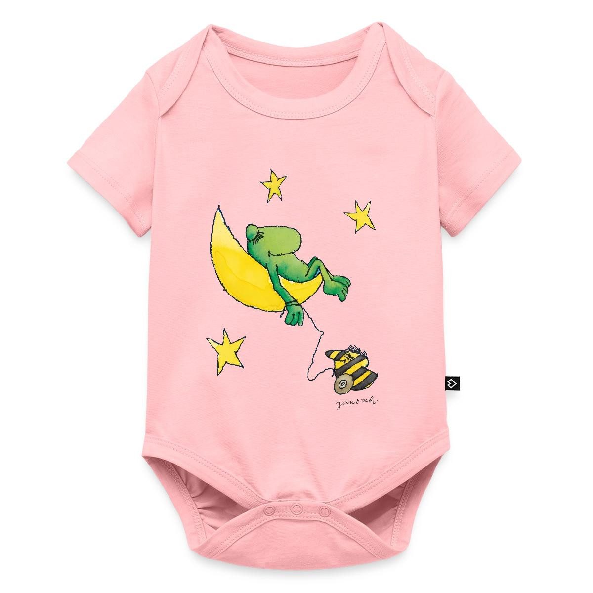 Kurzarmbody Janosch Günter Kastenfrosch Mond Träume Kurzarm Tages Baby Body
