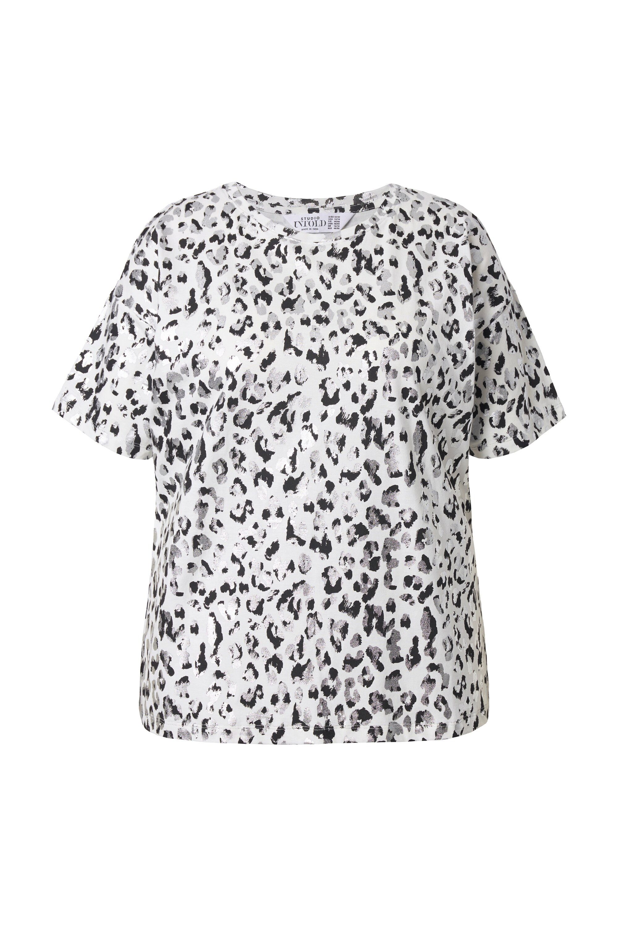 Studio Untold T-Shirt T-Shirt Silver-Leo Halbarm günstig online kaufen