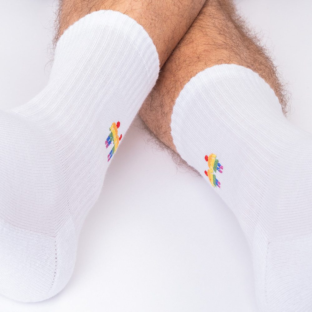 OCCULTO Tennissocken Herren & Damen LGBTQ Tennissocken 3er Pack (Modell: Pride) (3-Paar)