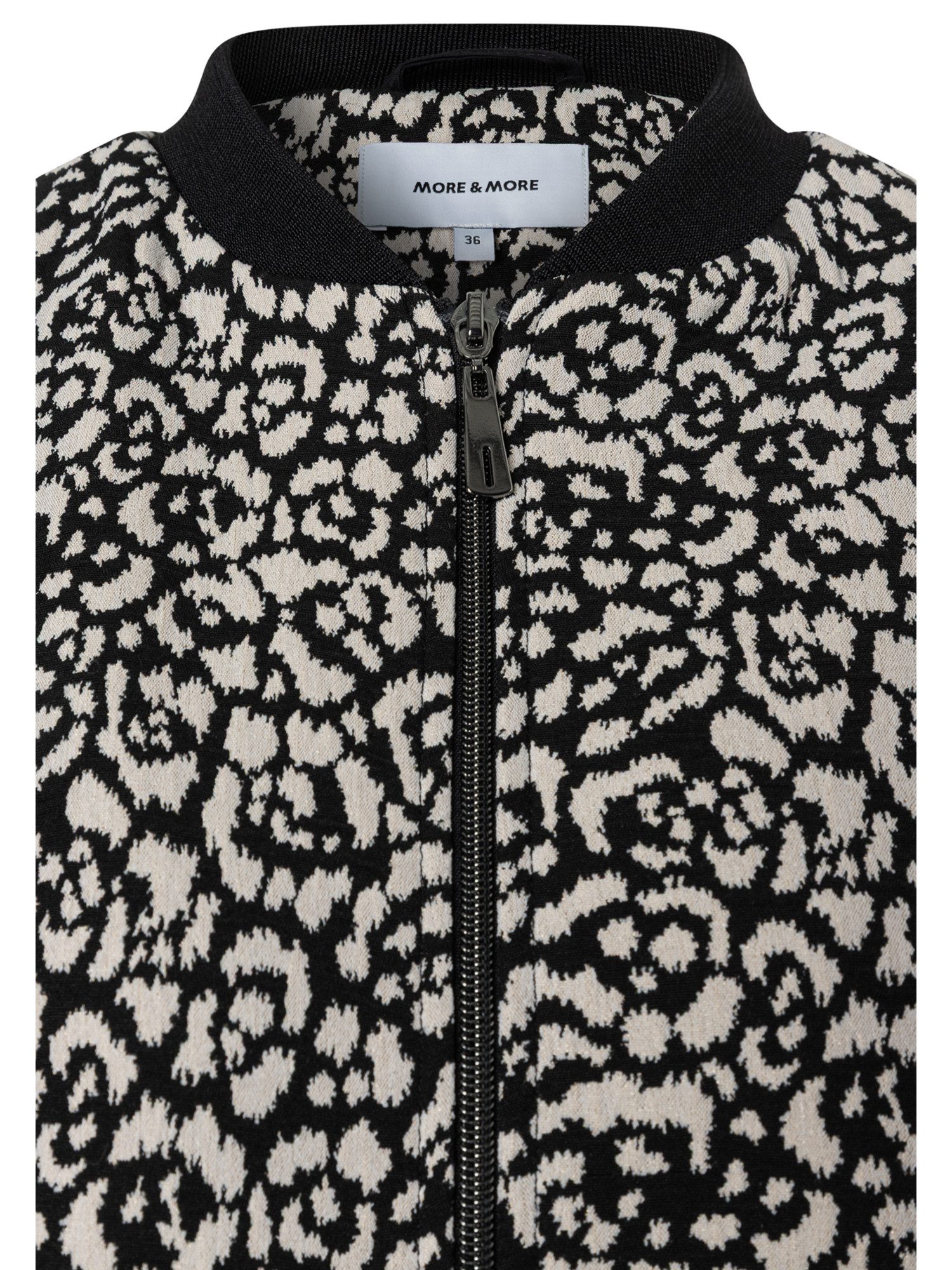 MORE&MORE Blouson stylisher Blouson, Leo-Muster