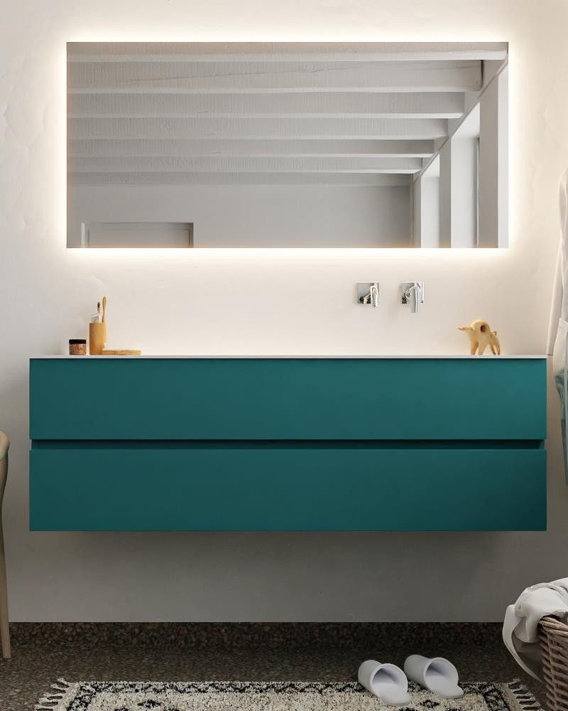 Waschtisch set ozeanblau vica 150 cm NV76341867