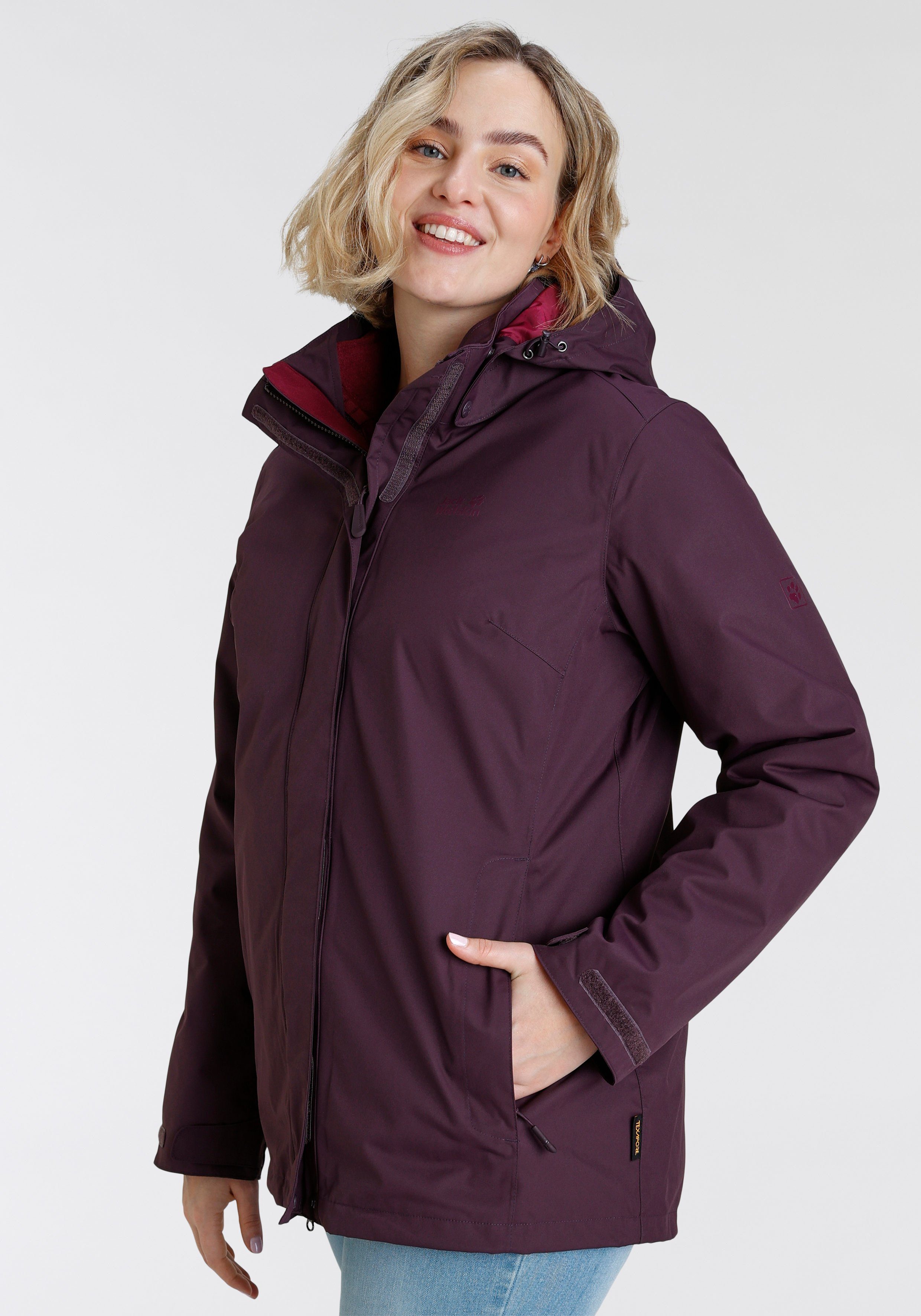 Jack Wolfskin 3-in-1-Funktionsjacke ROSS ICE JKT