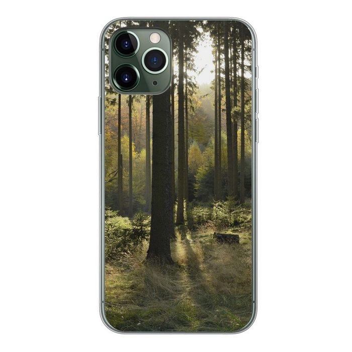 MuchoWow Handyhülle Wald - Sommer - Sonne Handyhülle Apple iPhone 11 Pro Smartphone-Bumper Print Handy