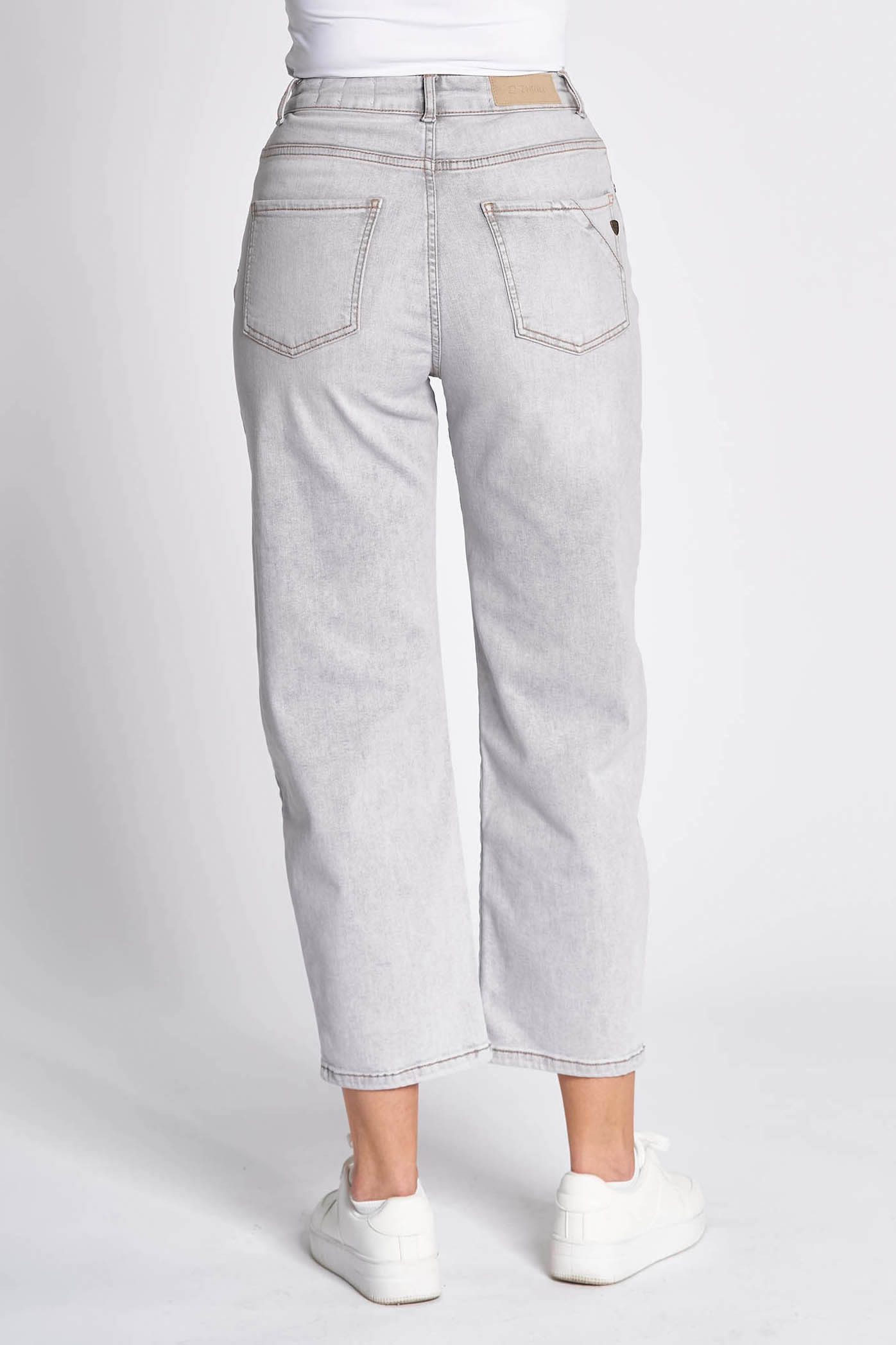 Zhrill 5-Pocket-Jeans Jeans IZA ZHRILL grau günstig online kaufen