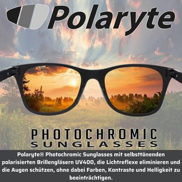 Best Direct® Sonnenbrille Polaryte Photochromic Sunglasses (Spar-Set, 1-St., mit Magnet Clip, 1er oder 2er Pack) selbsttönende, polarisierte Gläser, UV 400