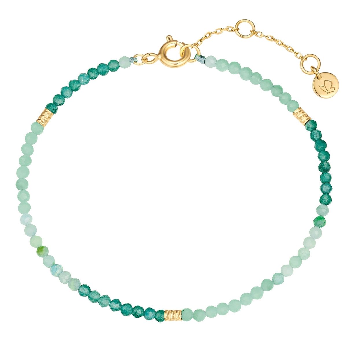 Glanzstücke München Armband gelbgold, mit Amazonit günstig online kaufen