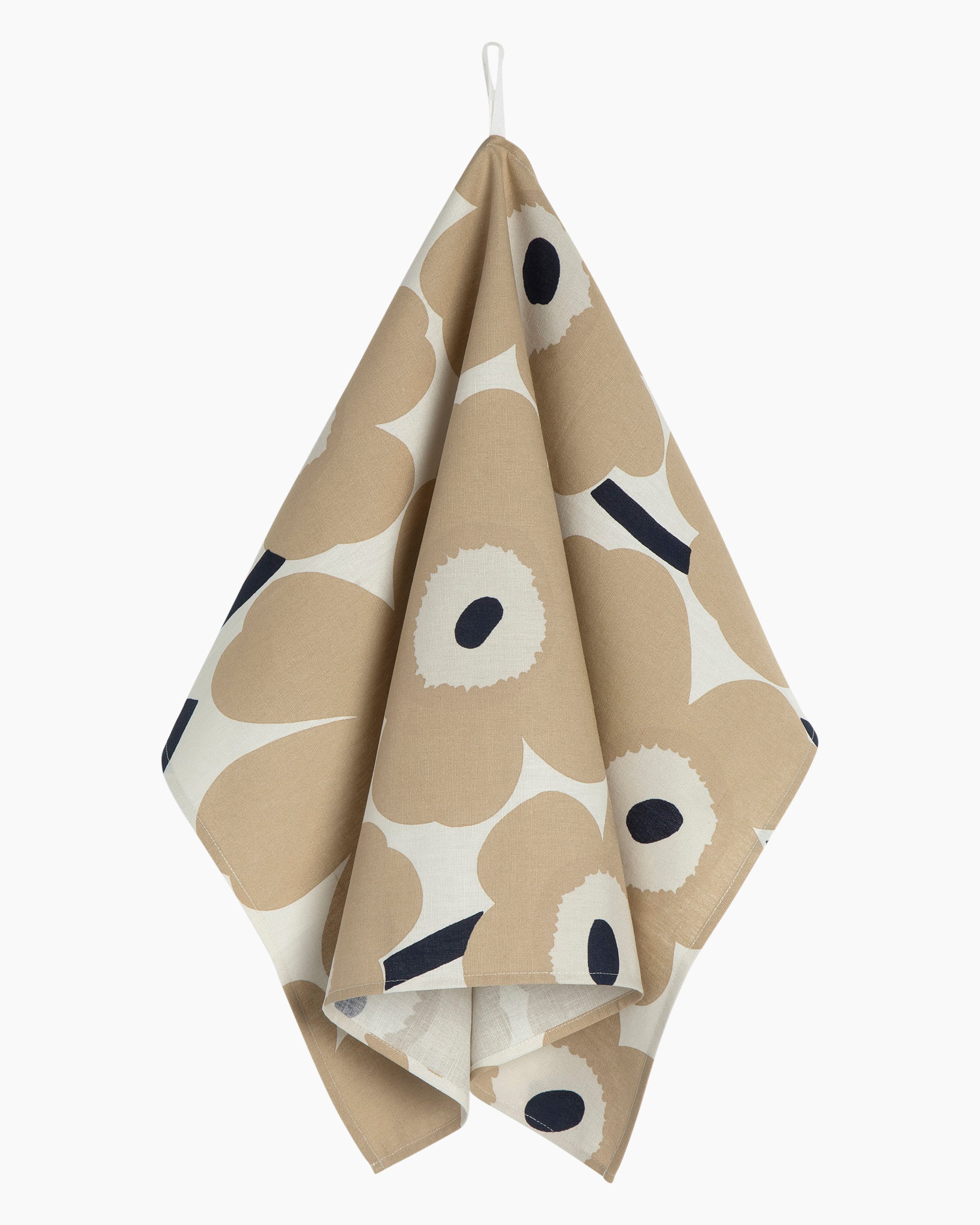 Marimekko Spültuch PIENI UNIKKO, (2-tlg), Off-White, Beige, Dunkelblau