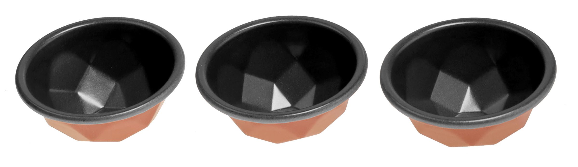 Backform Tefal J3059204 Creabake Формы для выпечки-Set, 3-teilig, Karbonstahl