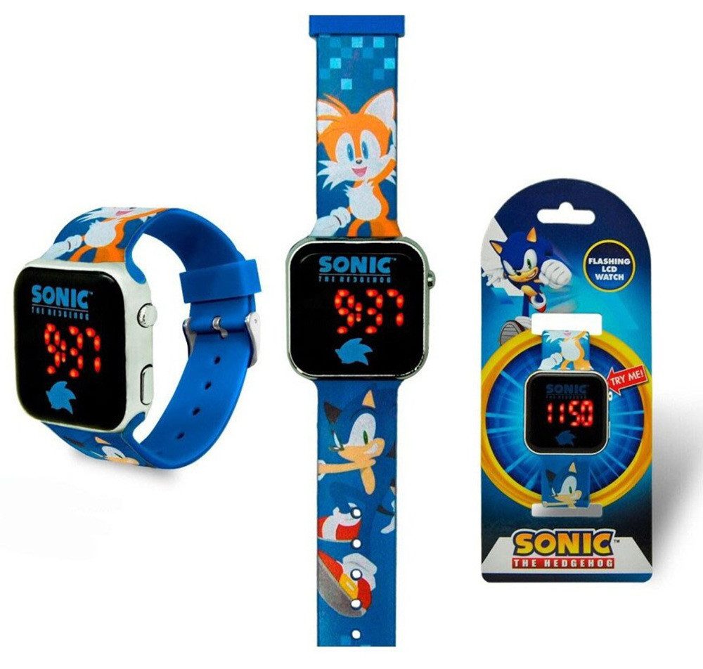 Sonic Digitaluhr Sonic der Igel Prime Sonic, der Igel Digitale LED-Uhr, (1-tlg)