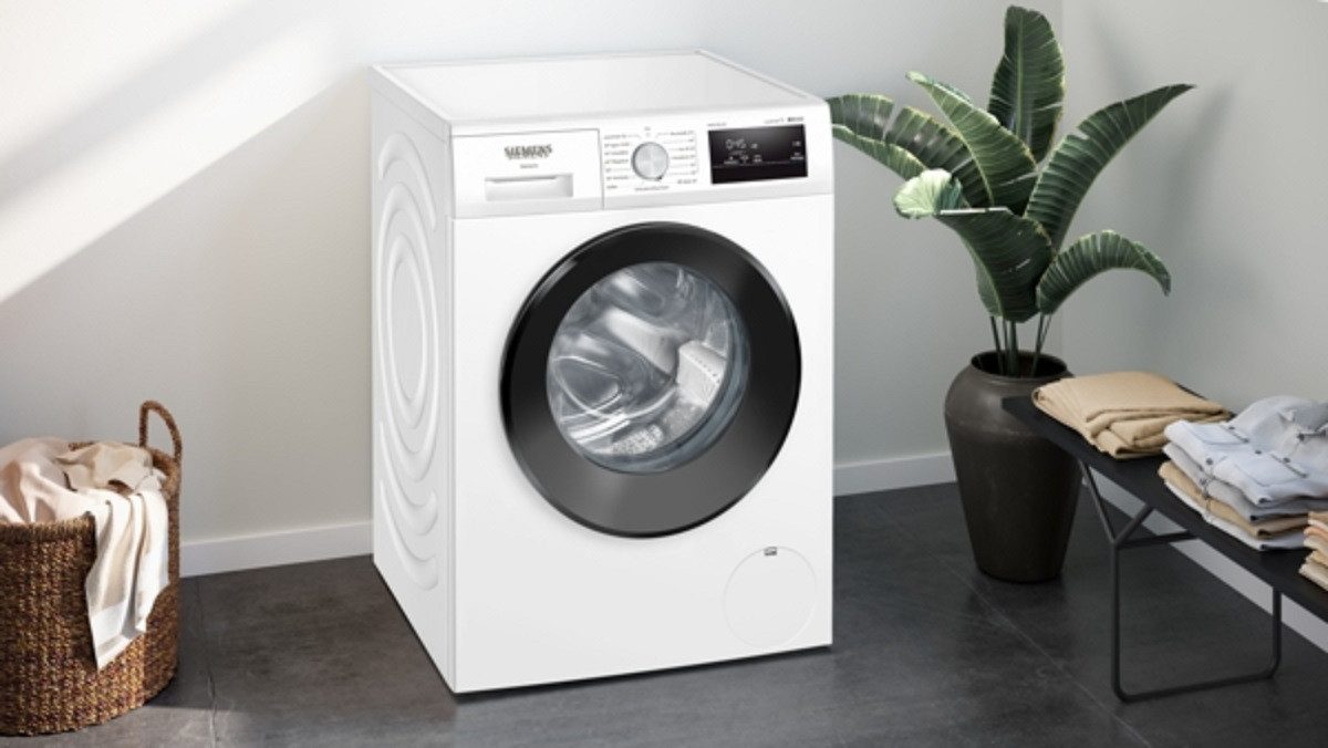 SIEMENS Waschmaschine iQ300 WM14N0G5, 8 kg, 1400 U/min, iQdrive: effizient, langlebig und leise