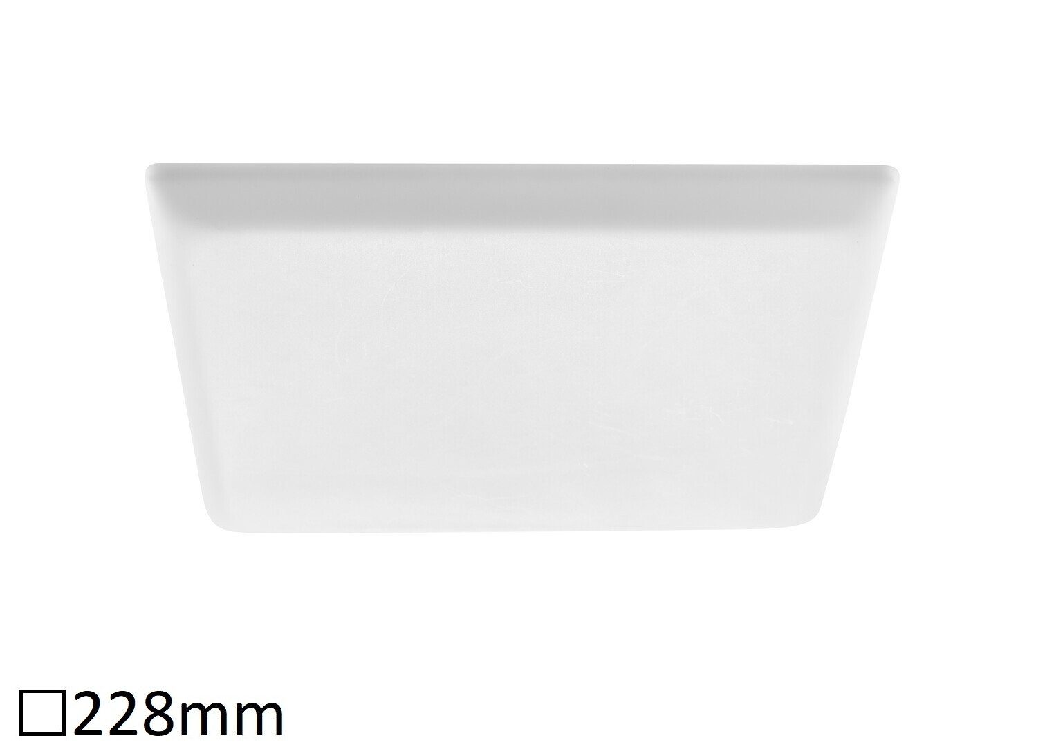 Rabalux LED Deckenspots "Oleg" Metall, weiß, Einbau, 24W, neutralweiß, 2568lm, B220mm, wassergeschützt, neutralweiß