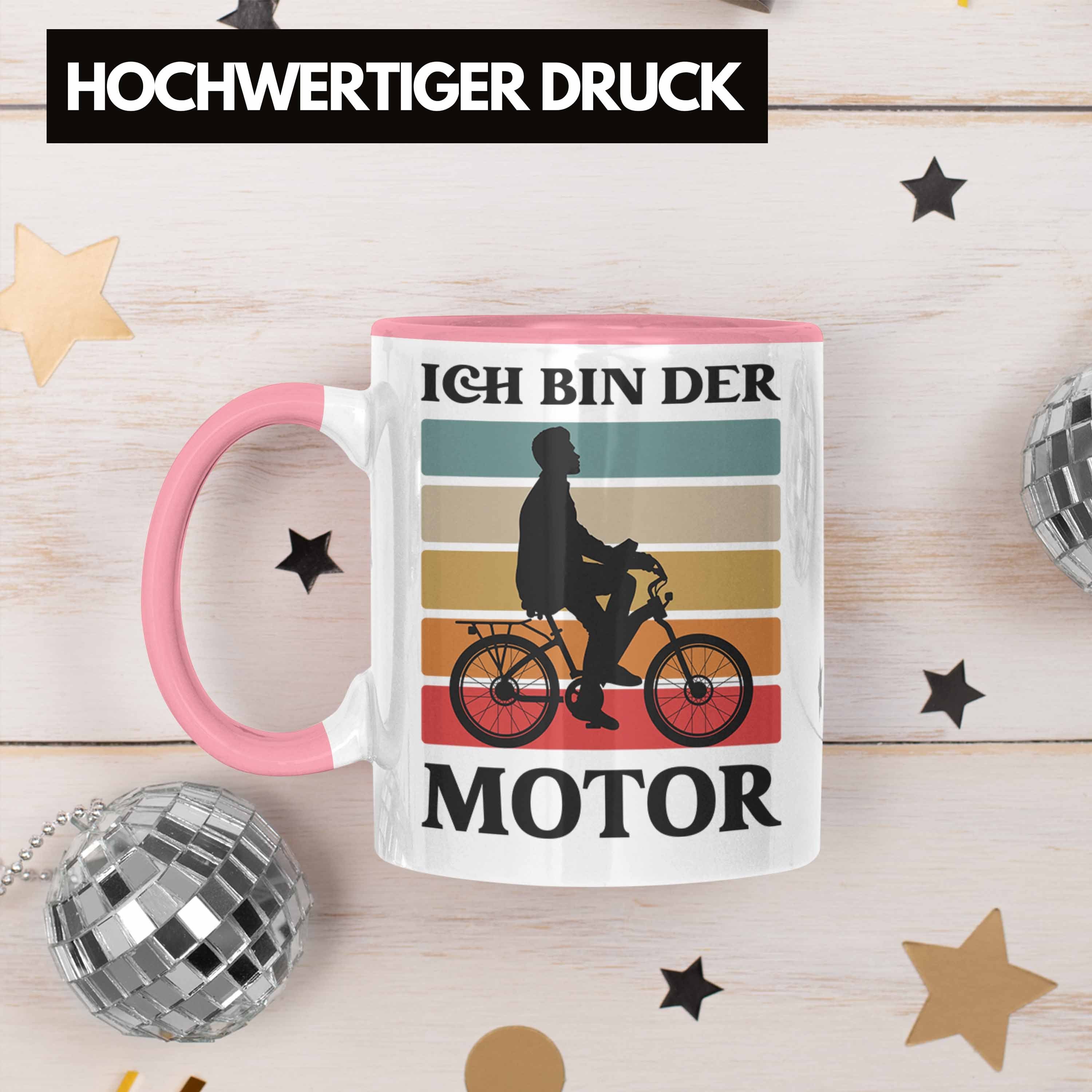 Lustig Radfahrer - Spruch Geschenkidee mit Trendation Mountainbike Geschenk Trendation Rennrad Rosa Fahrradfahrer Tasse Tasse