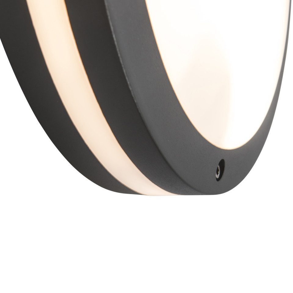 Qazqa Außen-Wandleuchte Glow, ohne Leuchtmittel, Warmweiß