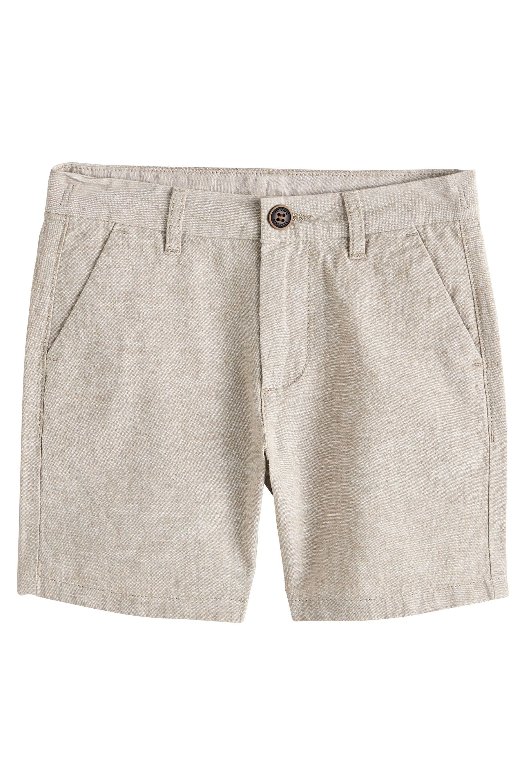 Shorts Chinoshorts aus Leinen