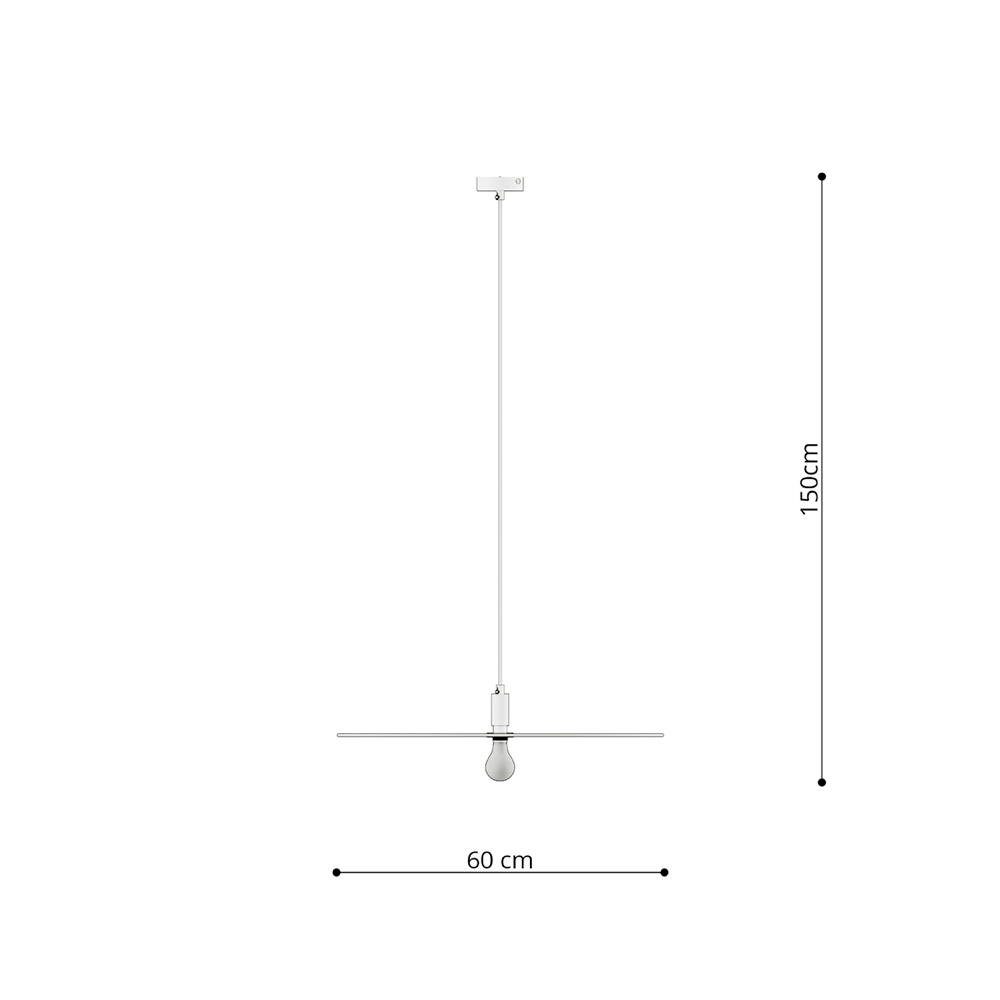 Pendelleuchte Hängeleuchte, famlights Pendelleuchte Nein, 600mm, in enthalten: Schwarz keine Angabe, Pendellampe, Hängeleuchte, E27 Leuchtmittel Shirin warmweiss,