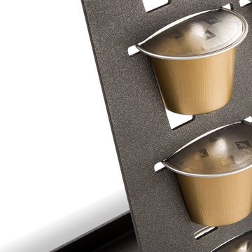 SO-TECH® Küchenorganizer-Set Kesseböhmer Linero MosaiQ Kapselhalter Graphitschwarz, für 35 Kaffee Kapseln passend für Linero Nischensystem