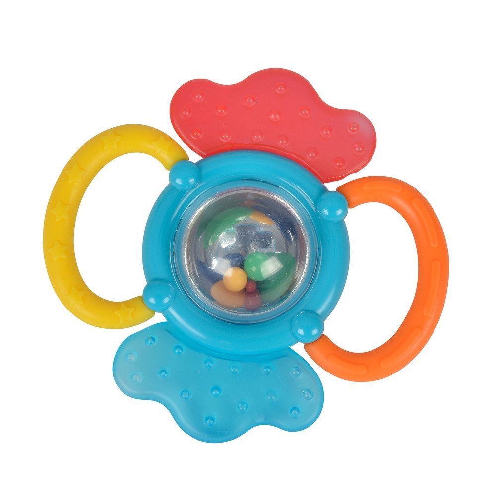 Simba Dickie Beißring-Rassel Rassel ABC Activity mit Beißringen 12cm