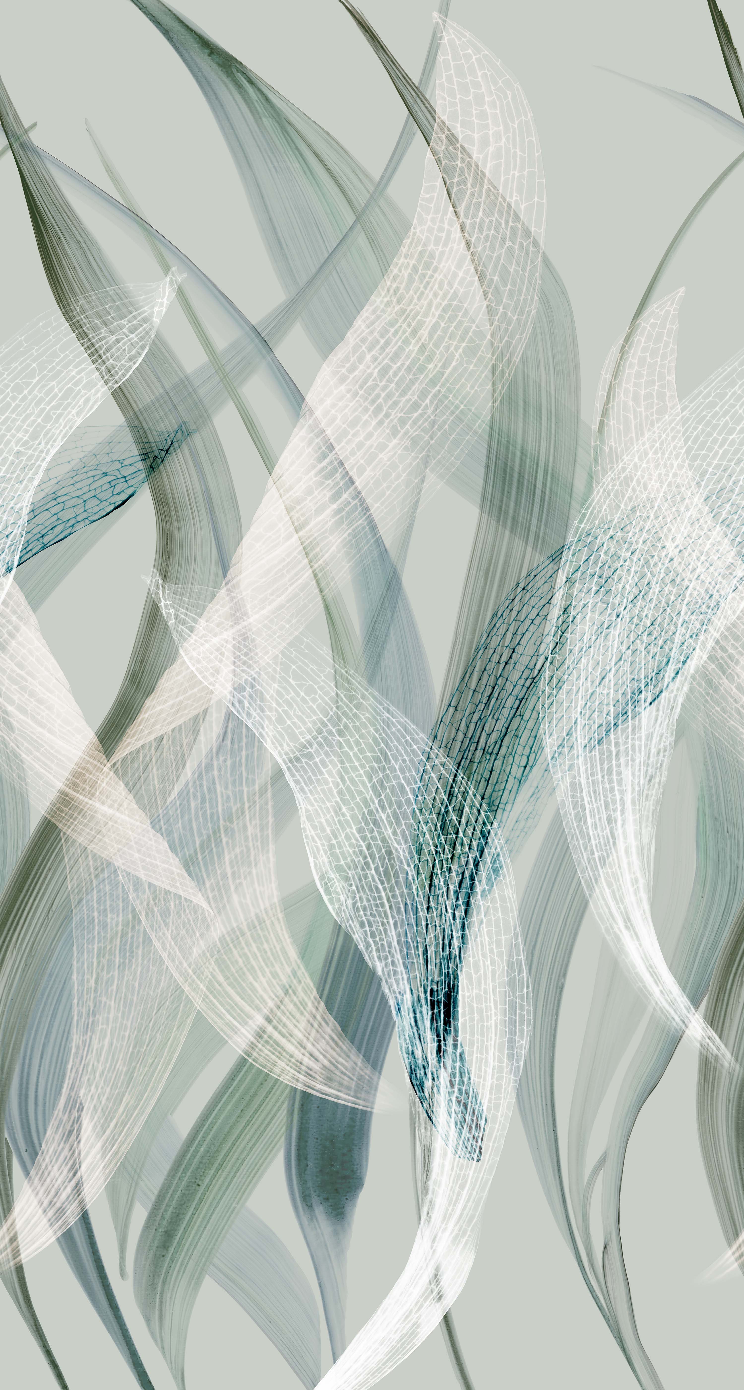 Erismann Vliestapete Botanische Tapete Blattmotiv türkis Erismann 227120