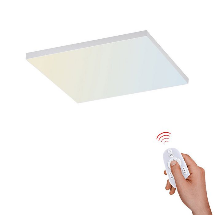 Licht-Trend Deckenleuchte Q-Flat 2.0 rahmenloses LED Deckenpanel 30 x 30cm CCT + FB Weiß Warmweiß - Kaltweiß