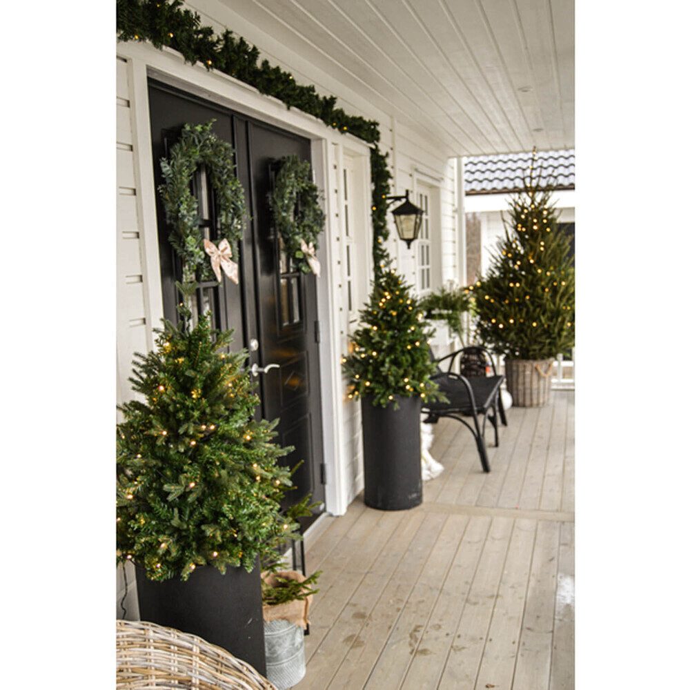 STAR TRADING LED Baum "Byske" grün, warmweiß, 102lm, 800x800mm, wassergeschützt, warmweiß