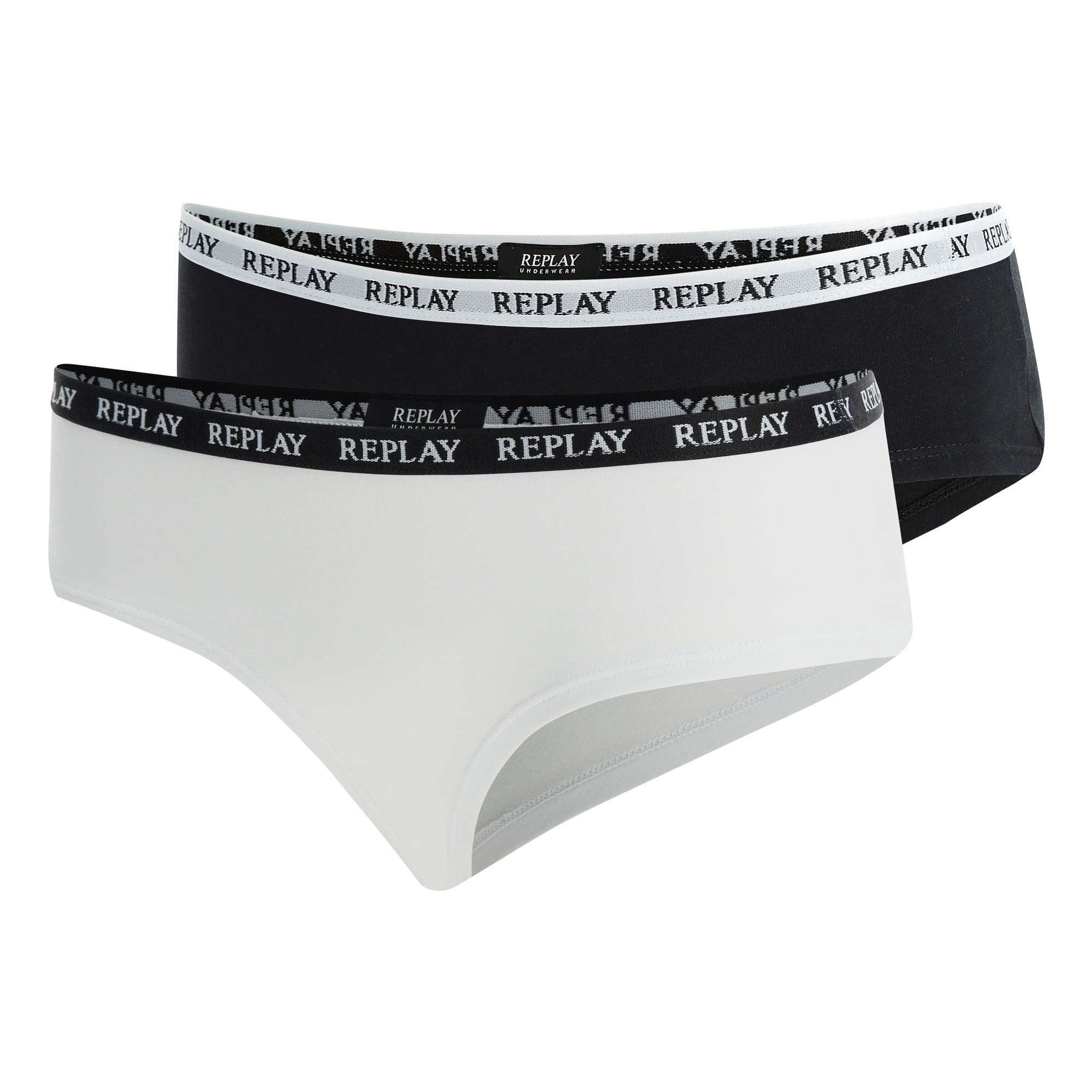 Replay Panty Damen Panty 2er Pack Viskose (Packung, 2er Pack)