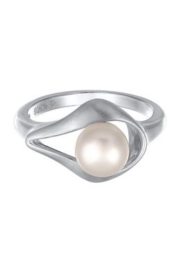 Nenalina Perlenring Süßwasserperle Modern 925 Silber