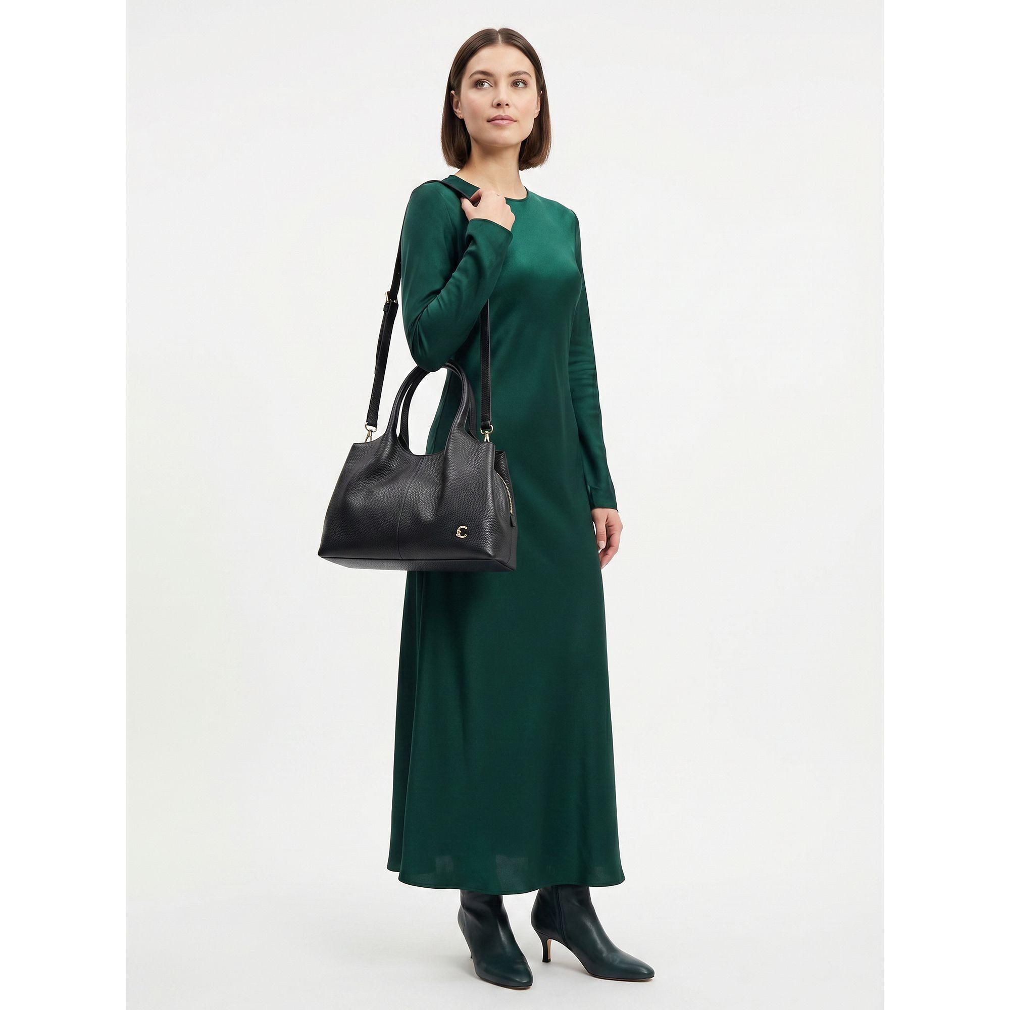COCCINELLE Schultertasche Nell, Leder