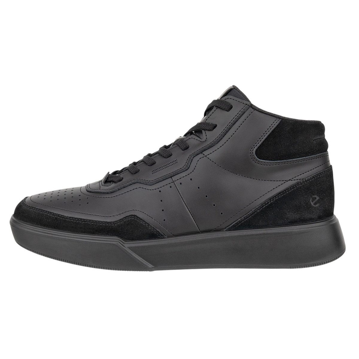 Ecco Alltag-Travelschuhe Street Court High-Top (Premium-Leder) günstig online kaufen